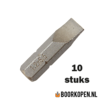 10 stuks platte schroefbit 1,2 x 6,5mm