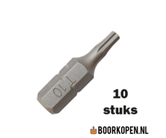 10 stuks torx schroefbit 10mm
