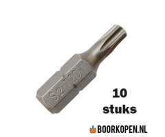 10 stuks torx schroefbit 20mm