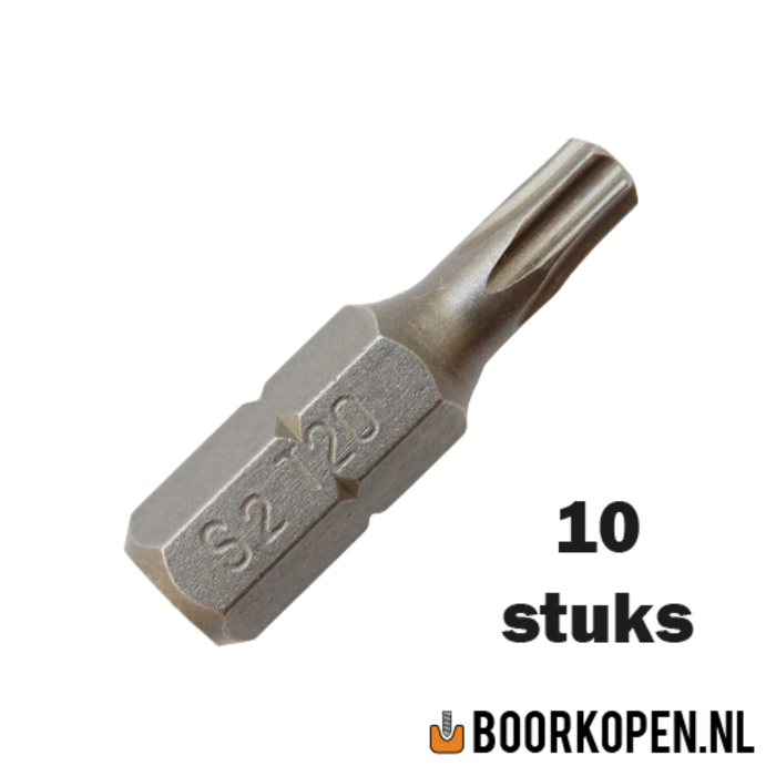 10 stuks torx schroefbit 20mm
