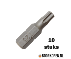 10 stuks torx schroefbit 25mm