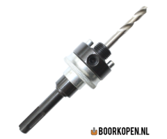 Snelwissel SDS plus houder met veer metaal gatzagen 32-210 mm