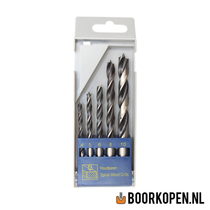 Hout boren set 5 delig