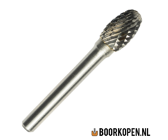 Stiftfrees type E - 8mm (ovaal/druppel)