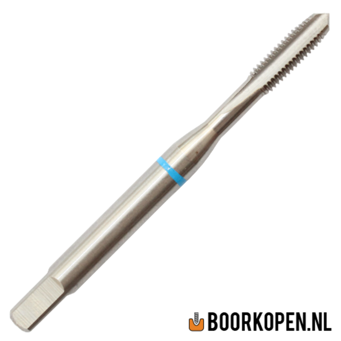 Machinetap M4 doorlopende gaten HSS  M35 5% cobalt metrisch