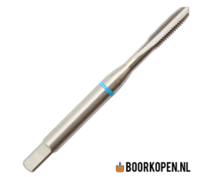 Machinetap M6 doorlopende gaten HSS  M35 5% cobalt metrisch