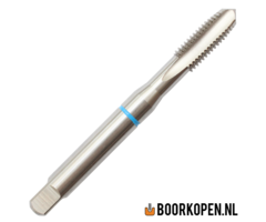 Machinetap M8 doorlopende gaten HSS  M35 5% cobalt metrisch