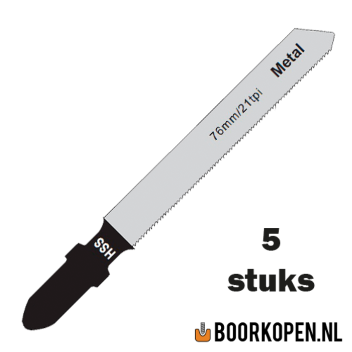 Decoupeerzaagjes voor metaal 50mm 21 TPI
