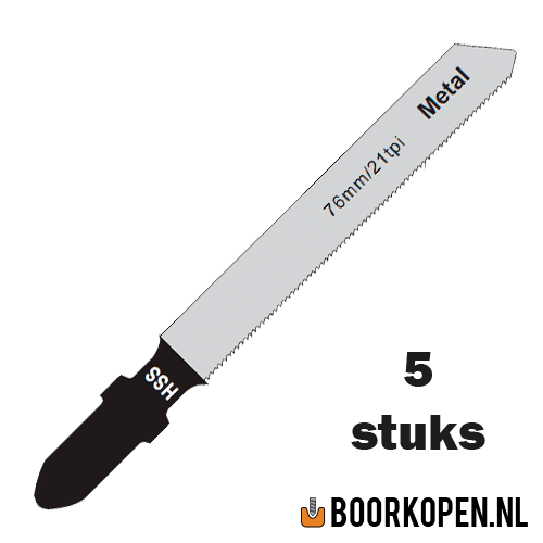 Decoupeerzaagjes voor metaal 50mm 21 TPI
