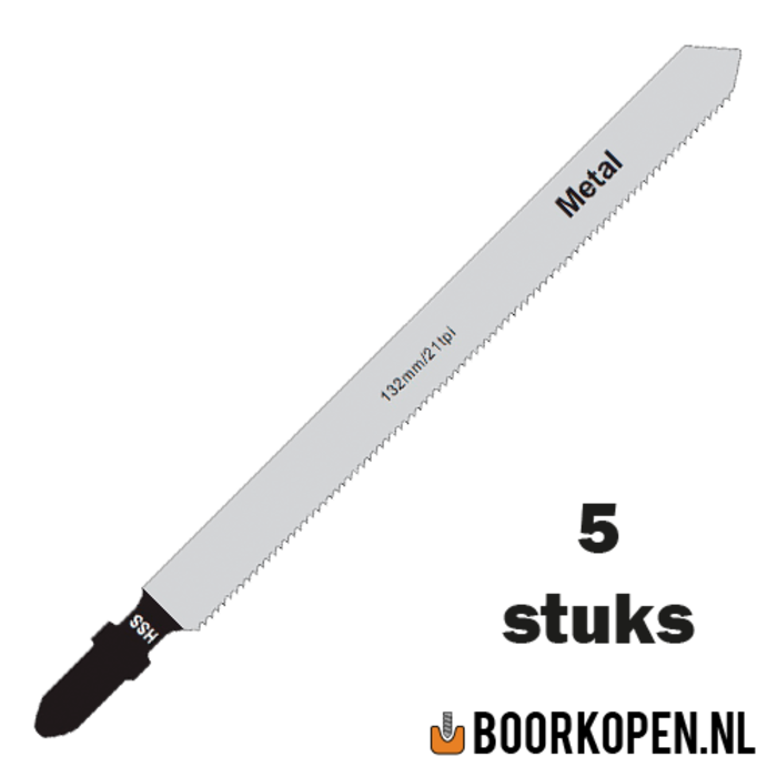 Zaagblad decoupeerzaag metaal 100mm 21 TPI