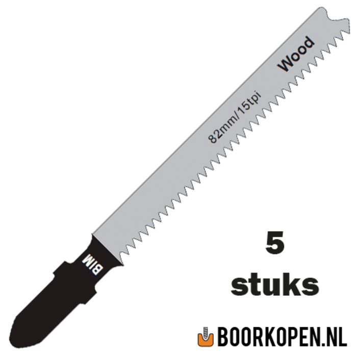 Zaagblad decoupeerzaag laminaat 56mm 15 TPI longlife