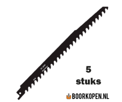 Zaagblad reciprozaag hout 240mm 3 TPI