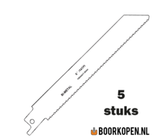 Zaagblad reciprozaag metaal 150mm 14 TPI
