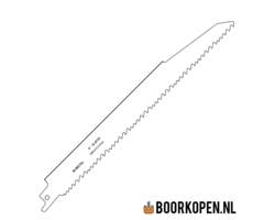 Zaagblad reciprozaag universeel hout en metaal 225mm 5-8 TPI