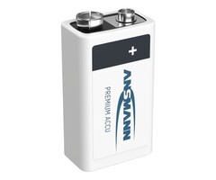Ansmann oplaadbare 9V batterij 300mAh