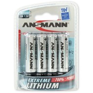 Ansmann AA Lithium batterijen 4 stuks