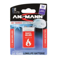 Ansmann 9V lithium rookmelder batterij