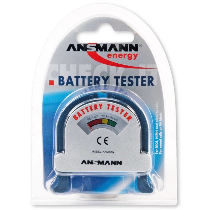 Ansmann analoge batterijtester