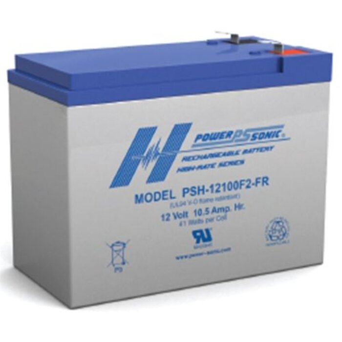 Powersonic loodaccu 12V 10.5 Ah PS-12100H F2