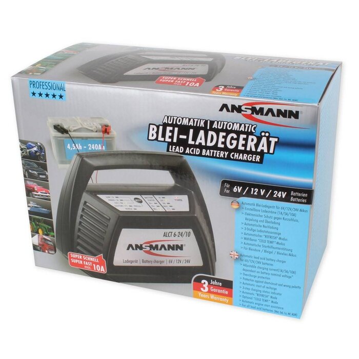 Ansmann loodaccu lader ALCT6-24/10