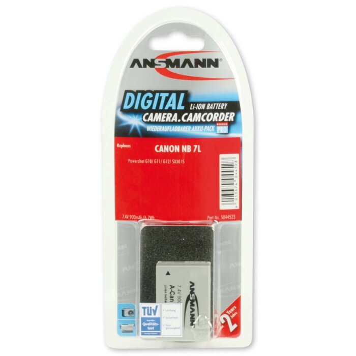 NB-7L Canon accu digitale camera