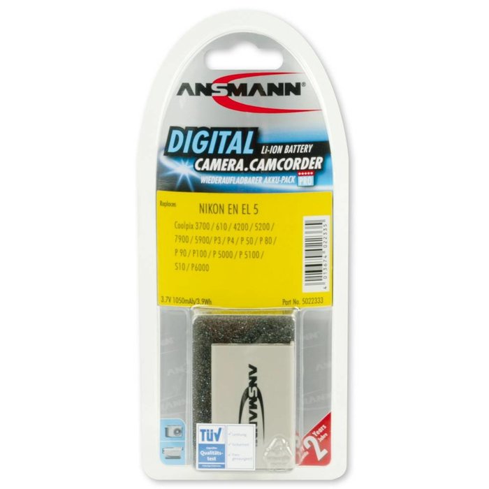 EN-EL5 Nikon accu digitale camera