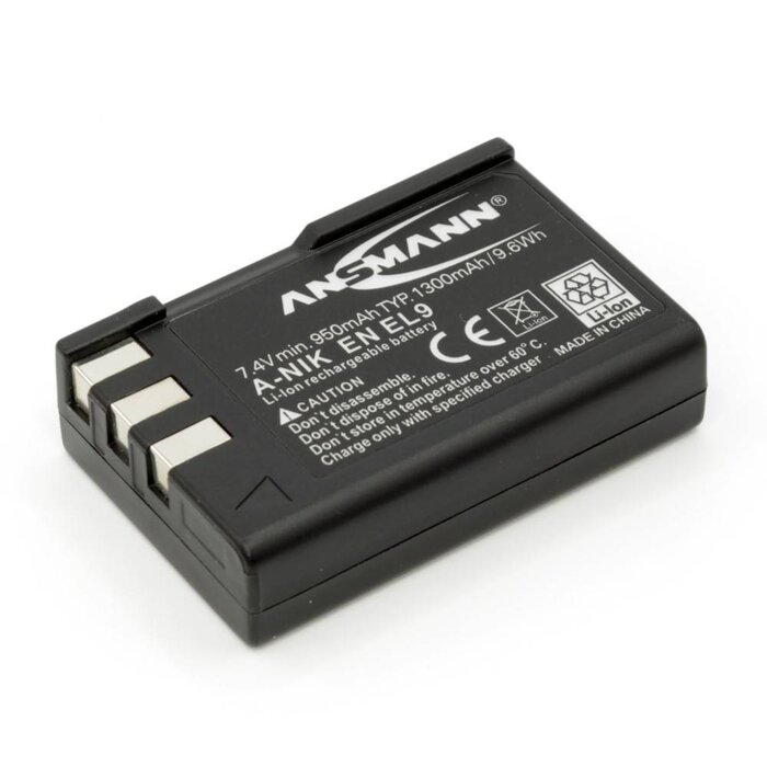 EN-EL9 Nikon accu digitale camera