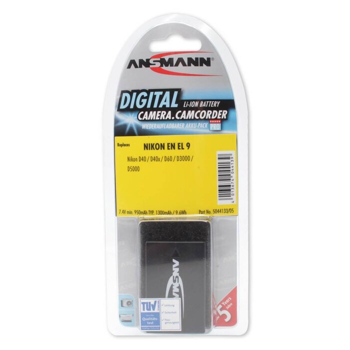 EN-EL9 Nikon accu digitale camera