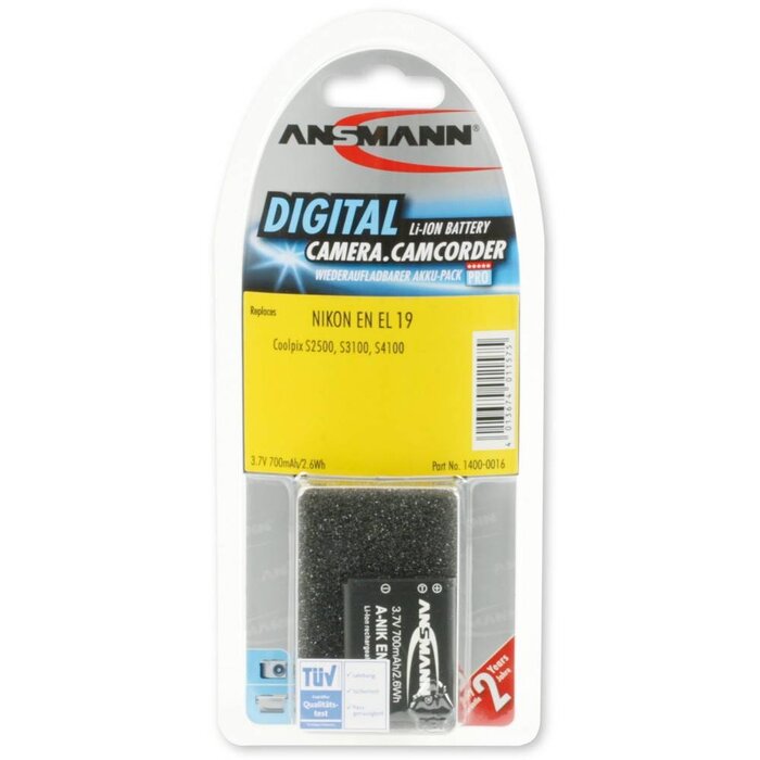 EN-EL19 Nikon accu digitale camera