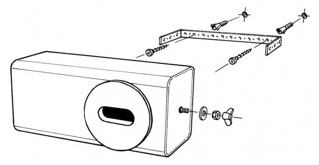 Schwegler Gierzwaluwnestkast nr. 17B – enkelvoudig