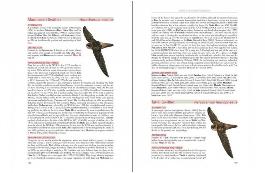 Birds of Eastern Polynesia - A Biogeographic Atlas