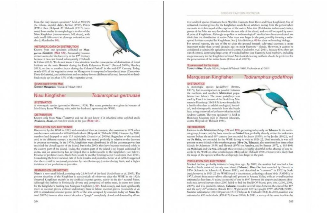 Birds of Eastern Polynesia - A Biogeographic Atlas