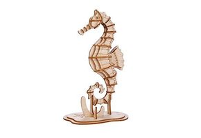 Kikkerland 3D Holzpuzzle Seepferdchen