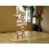 Kikkerland Houten 3D Puzzel Zeepaard