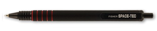 Space-Tec Space Pen, Zwart Rubber Gecoat