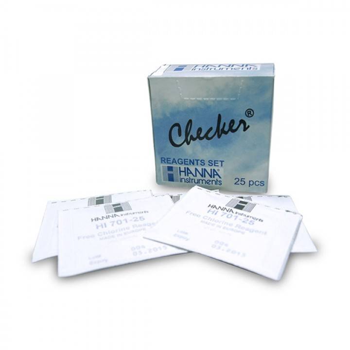 HI701-25 Reagents for free Chlorine, 25 tests