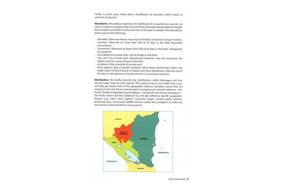 Birds of Nicaragua - A Field Guide