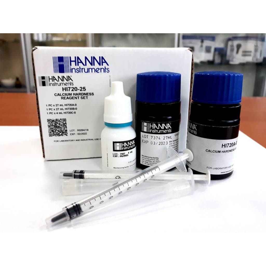 HI720-25 Reagentia set voor Calcium Hardheid, 25 Testen