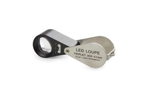 Inslagloep Triplet 30x met LED en UV Verlichting