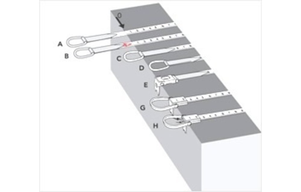 Measuring tape UniGrip Steel/Nylon