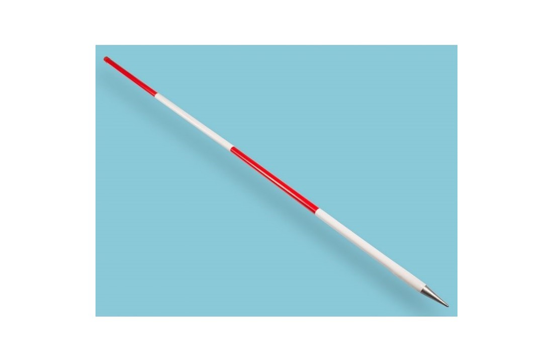 Ranging Pole of steel and PVC, 2 meters.