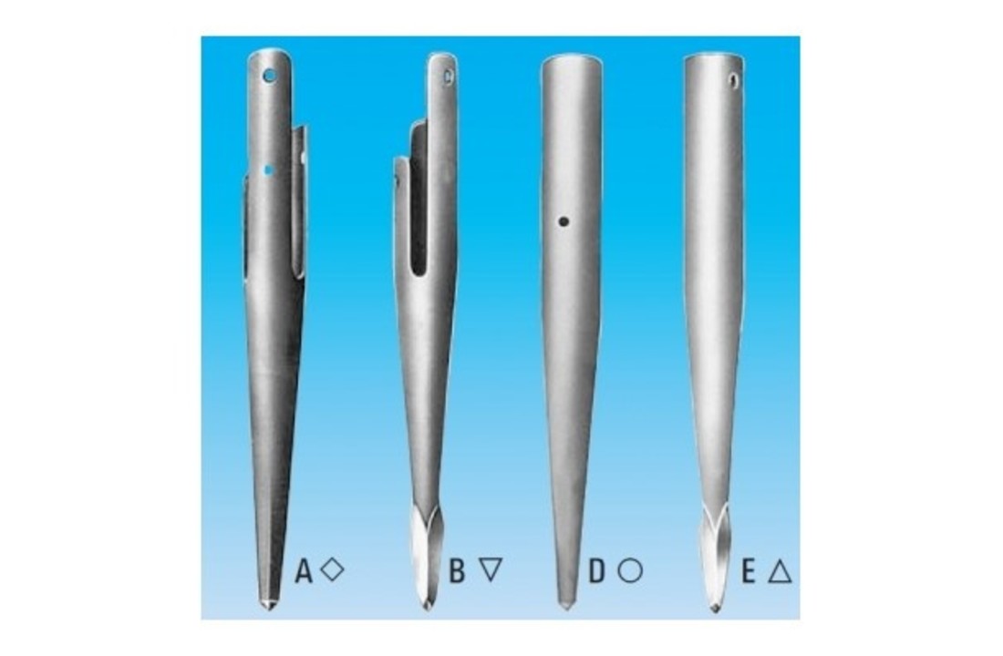 Ranging Pole of steel and PVC, 2 meters.