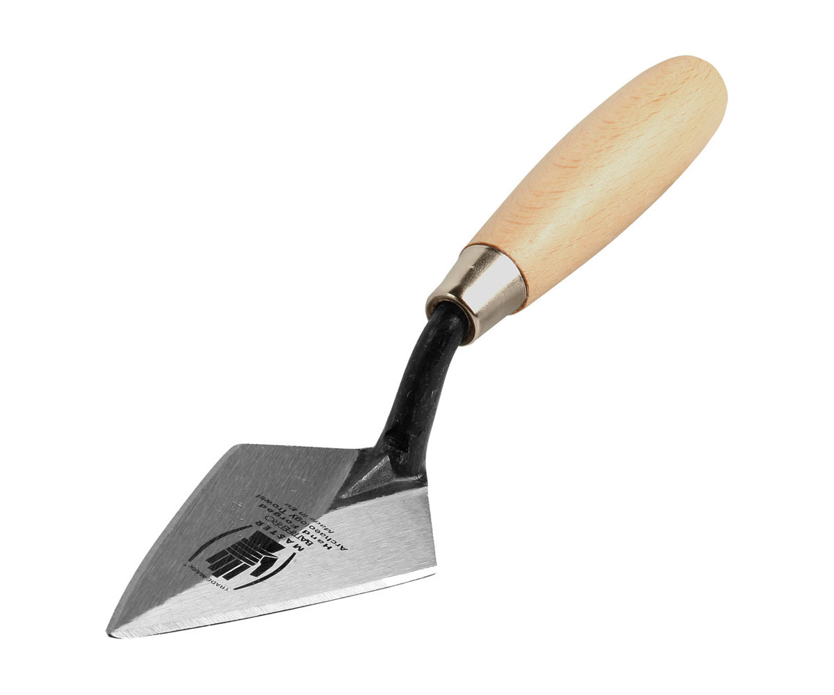 Houten Archeologie Troffel, Geslepen Lemmet, 11 cm