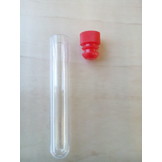 Test tube plastic 13 x 75 mm + cap (100 pieces) sterile