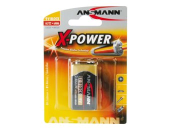 Ansmann Alkaline X-Power battery E/6LR61/9V