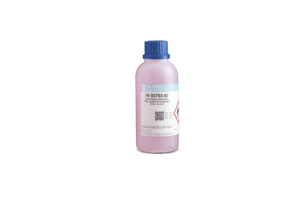 HI93703-50 Reinigingsvloeistof voor meetcuvetten, fles van 230 ml