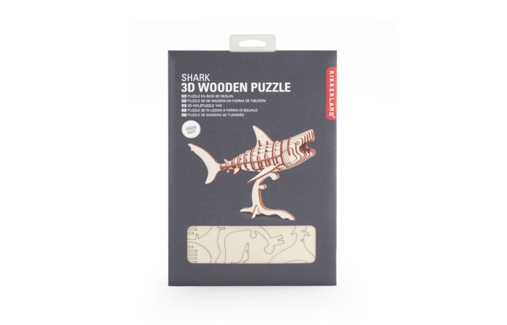 3d puzzle shark