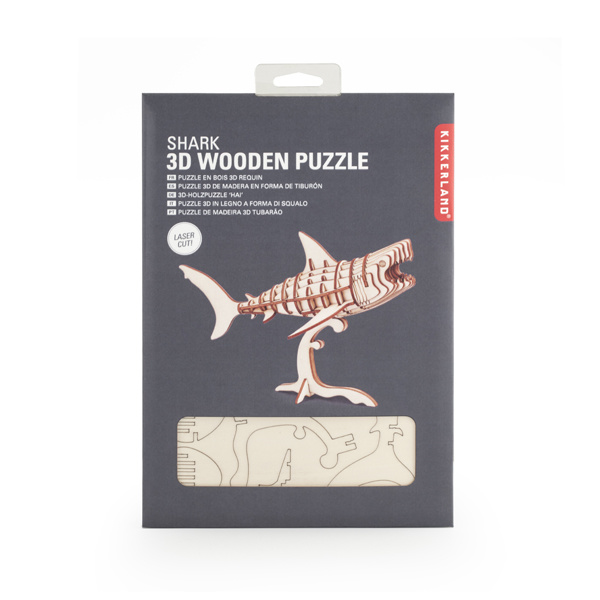 Wooden 3D Puzzle Shark