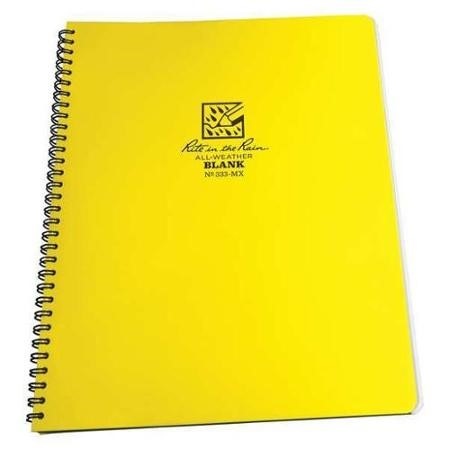 Wasserdichtes Seitenspirales Notizbuch A4