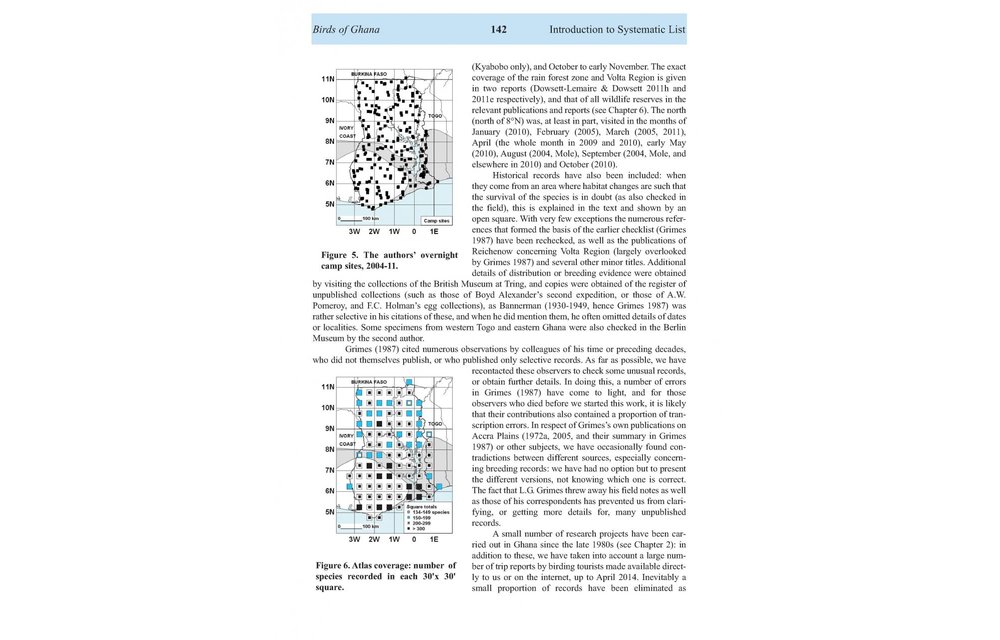 The Birds of Ghana - An Atlas and Handbook